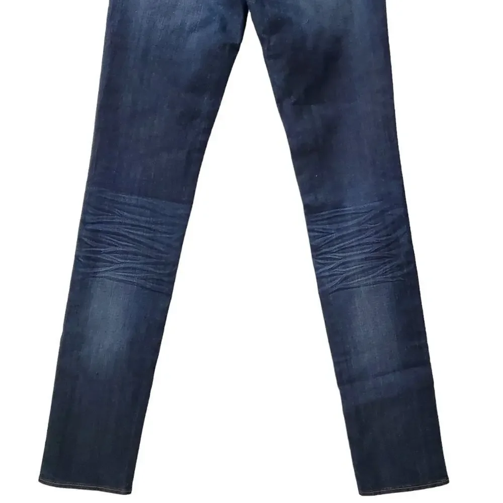 Driftwood Skinny Jeans Dark Wash Size 25 tall mid rise